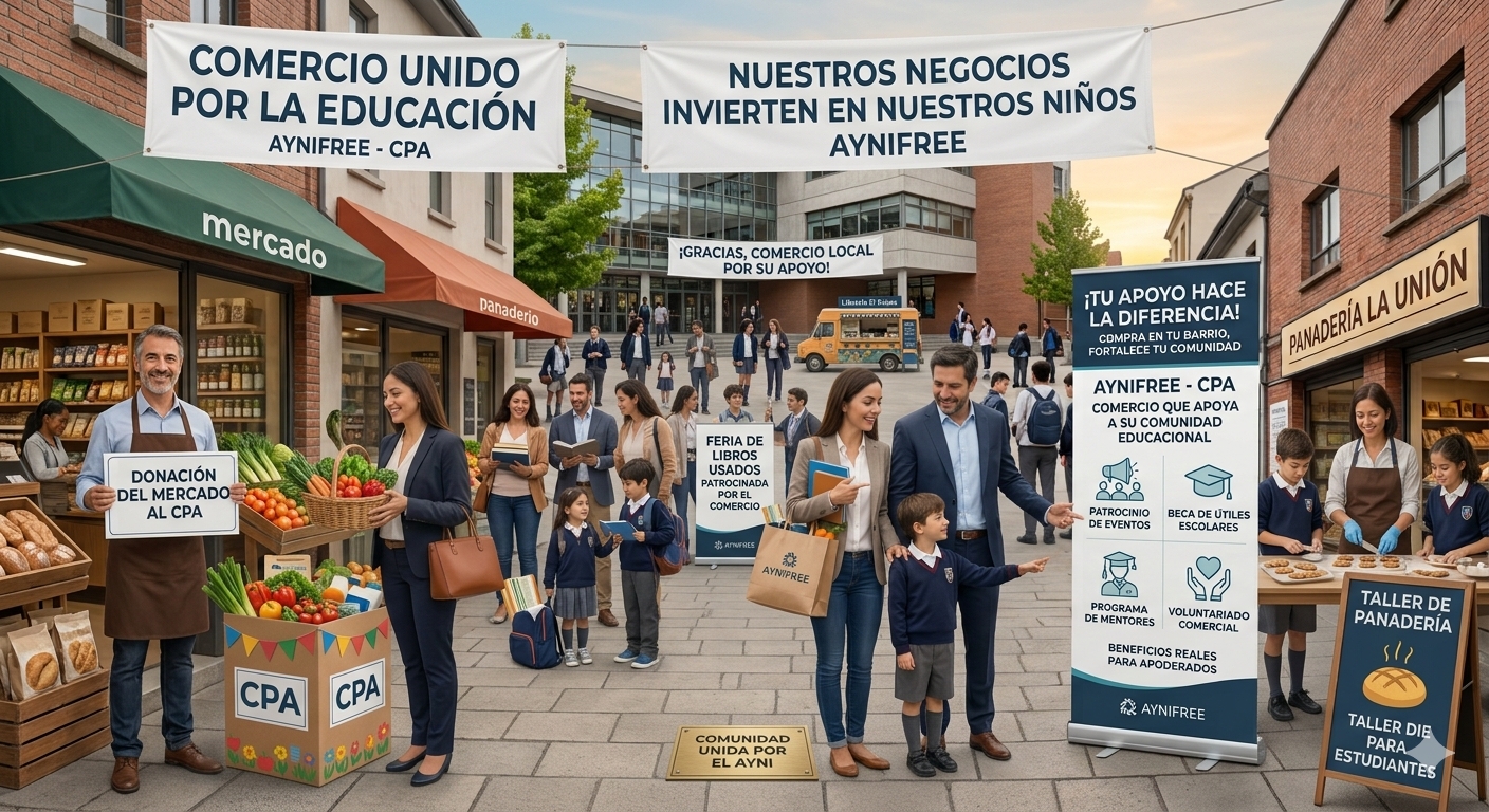 Comercios del barrio apoyando al Centro de Padres